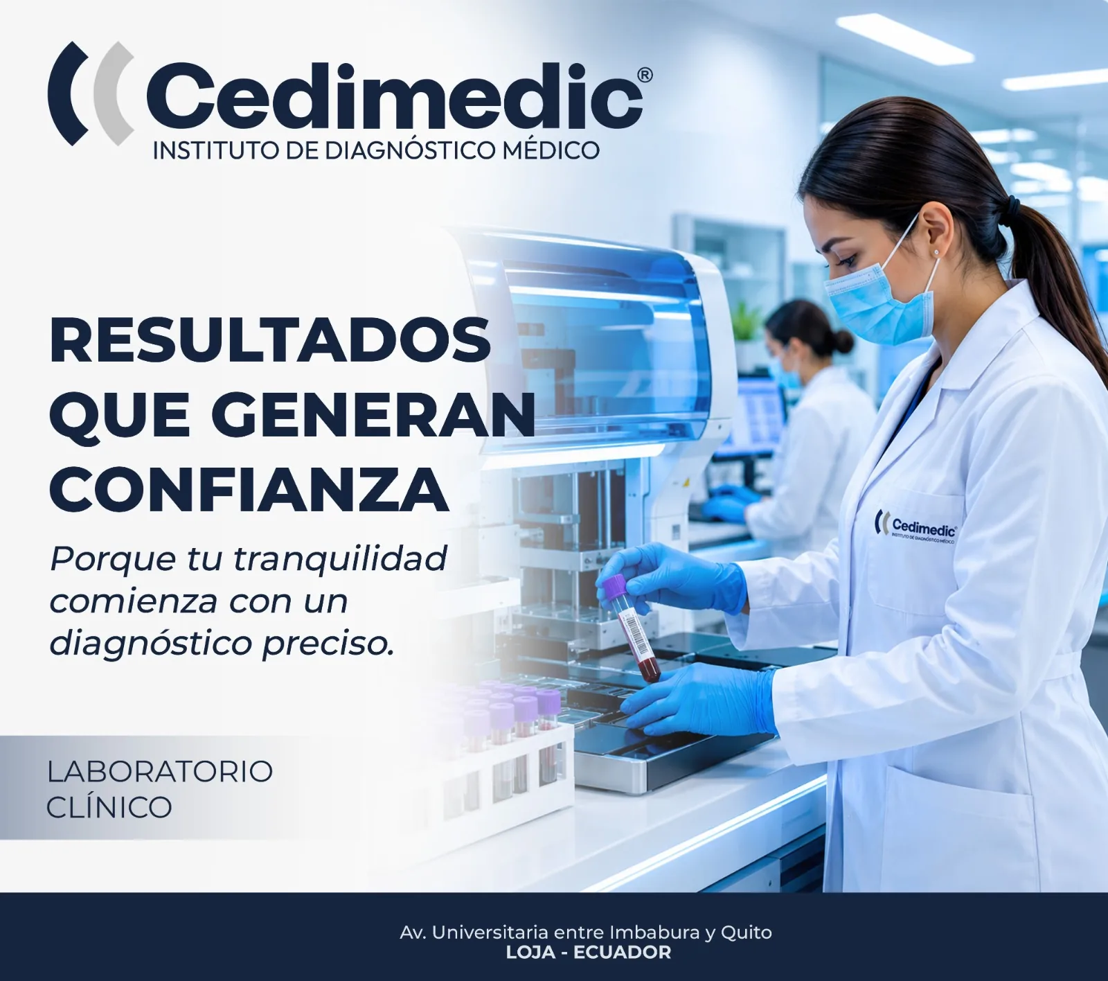 Laboratorio clínico en Cedimedic
